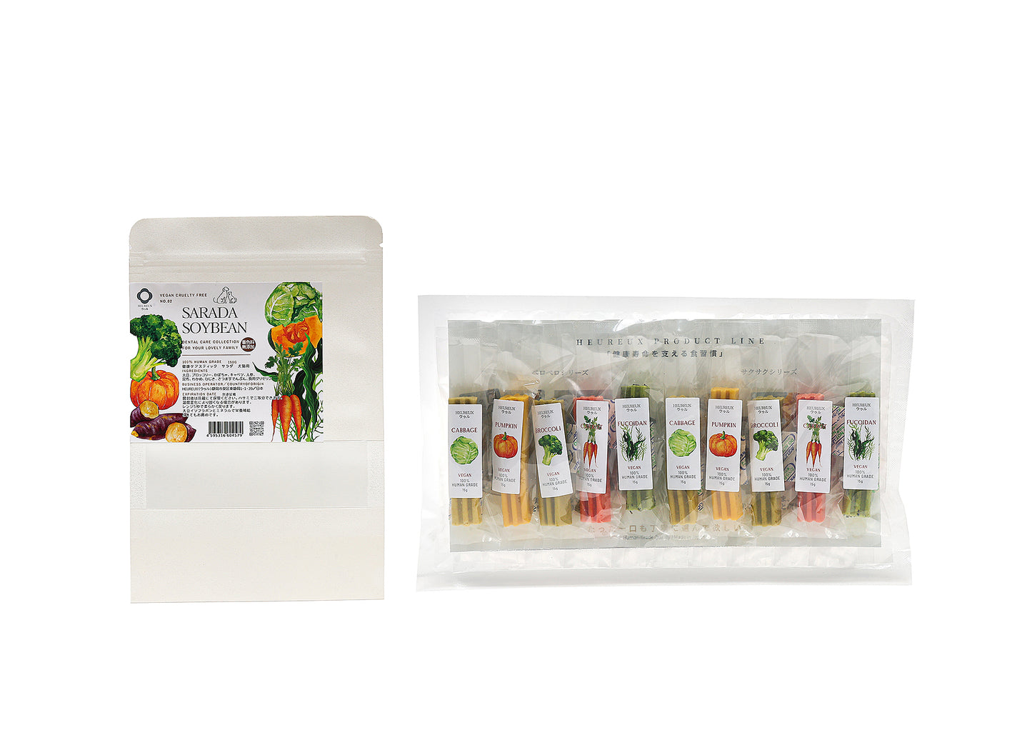 【健康ケアスティック】サラダ & 大豆