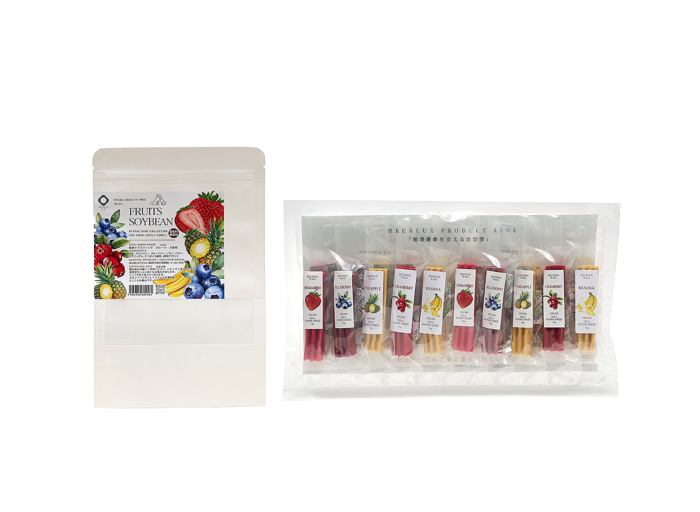 【健康ケアスティック】デンタルケア＆関節強化サポート 大豆ベース 150g 犬 猫 用 着色料無添加