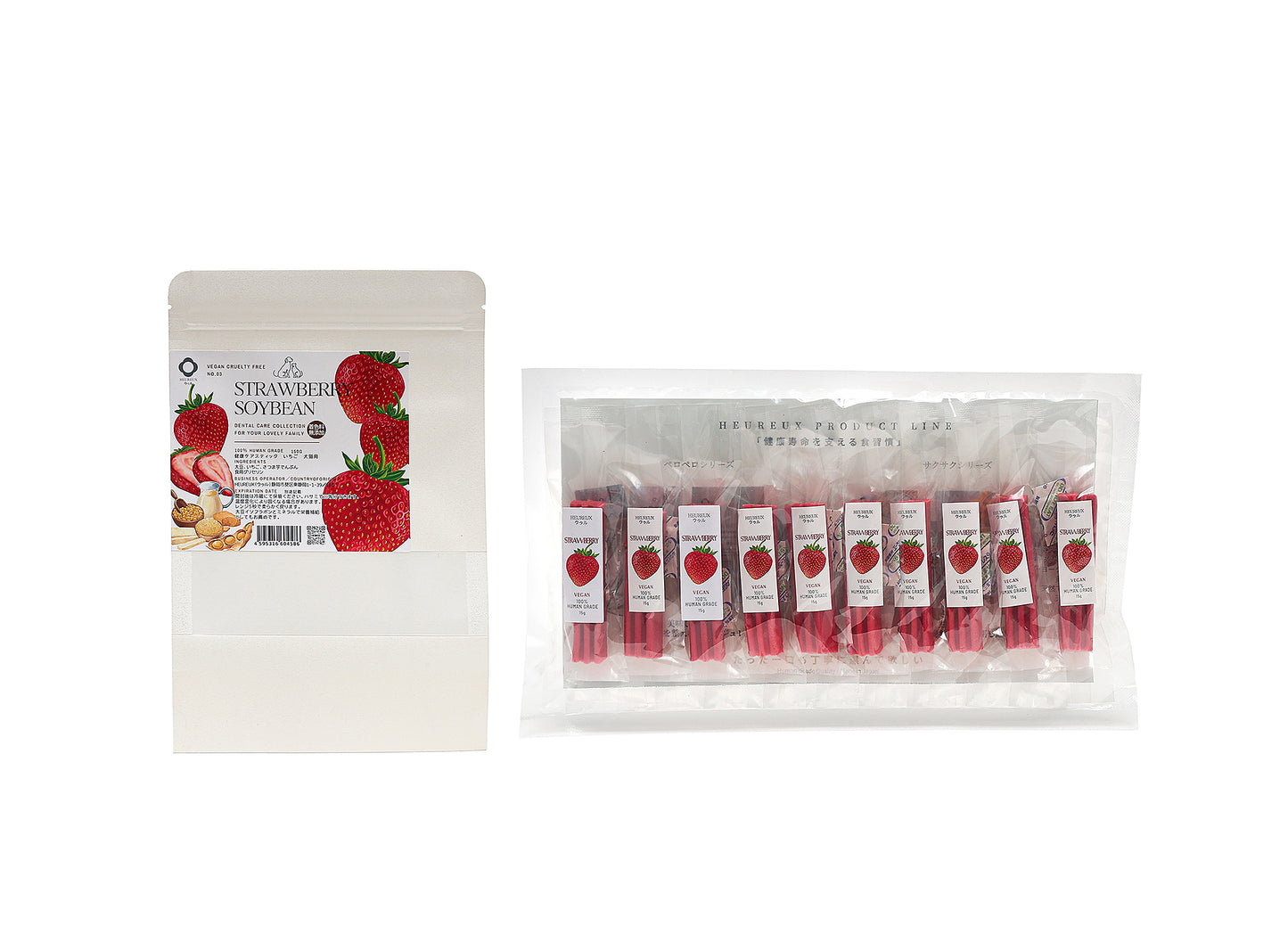 【健康ケアスティック】いちご & 大豆