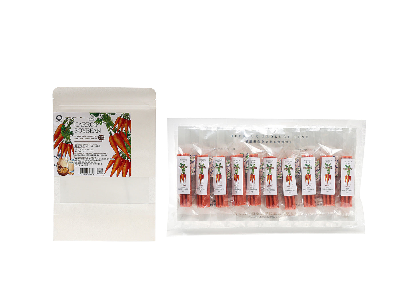 【健康ケアスティック】人参 & 大豆
