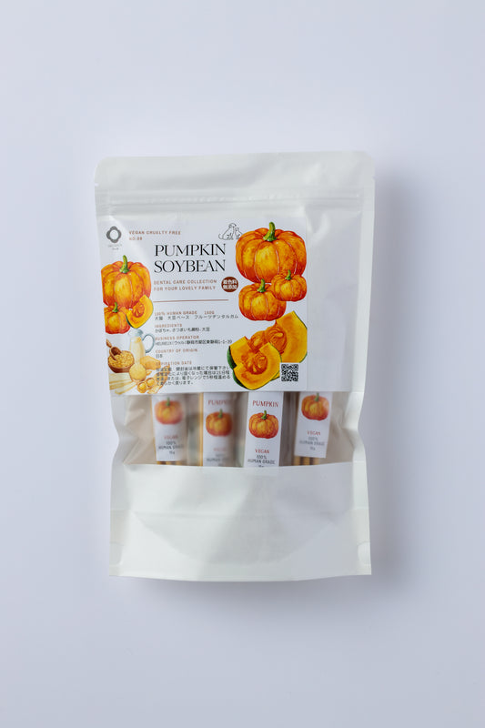 【予約販売受付中！7月15日以降の発送】関節サポートデンタルガム かぼちゃ大豆ベース 158g 犬 猫 用 無添加 無着色