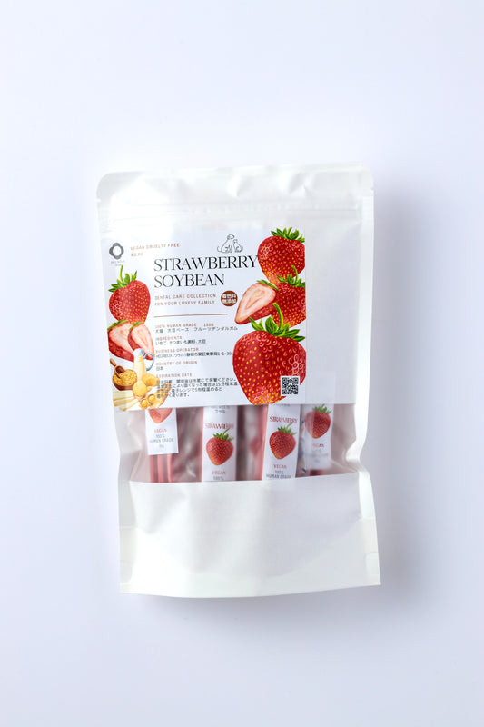 【デンタルガム】STRAWBERRY & SOYBEAN