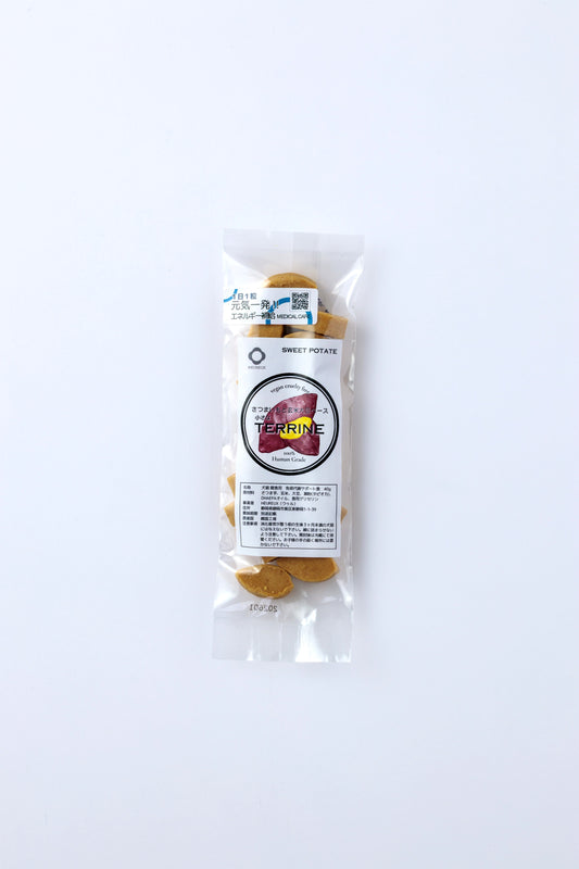 【元気一発！】さつまいも 関節炎予防＋エネルギー補給 小さなテリーヌ40g 大豆ベース 一日一粒 トッピング
