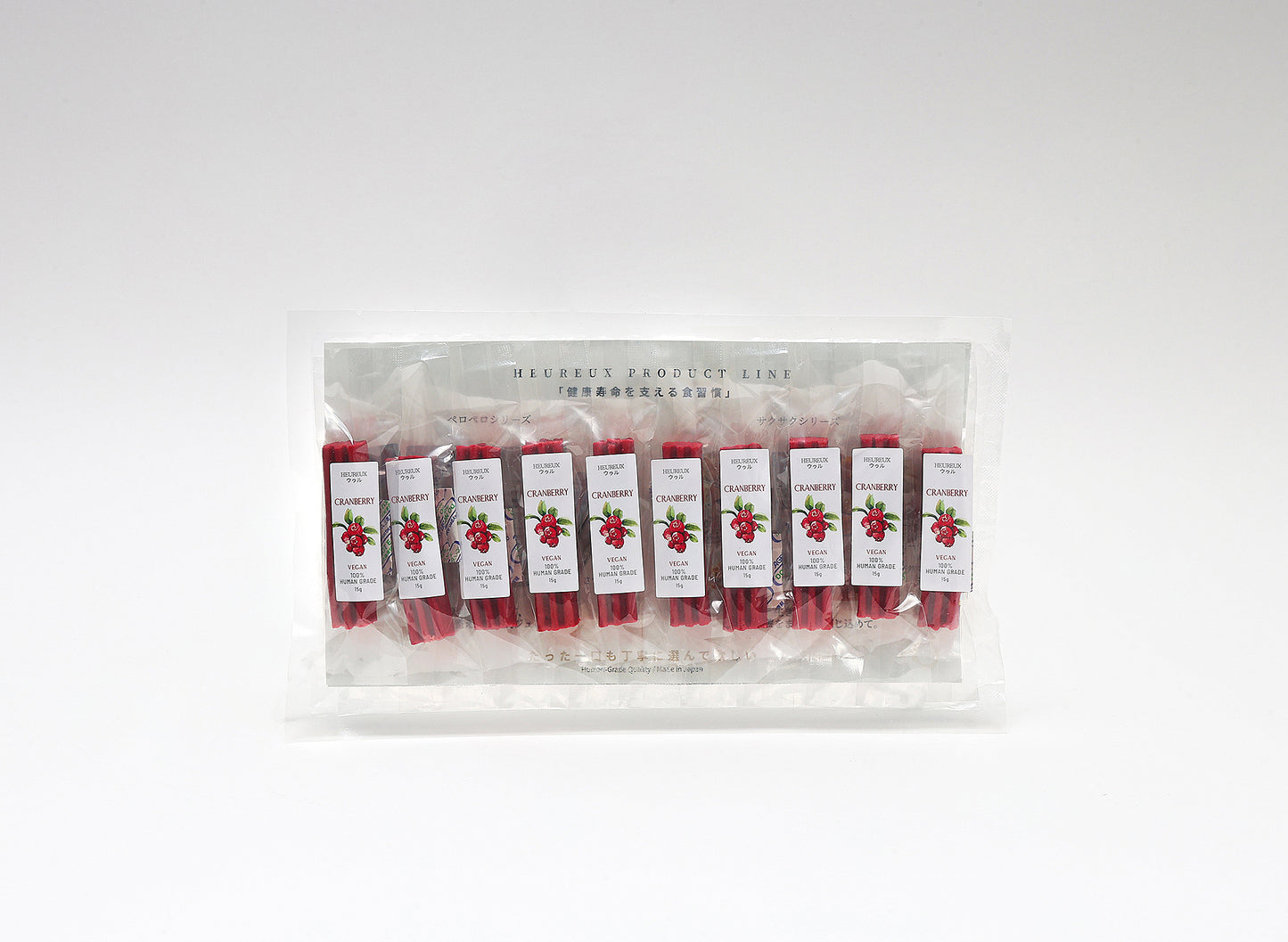 【健康ケアスティック】デンタルケア＆関節強化サポート クランベリー 大豆ベース 150g 犬 猫 用 着色料無添加